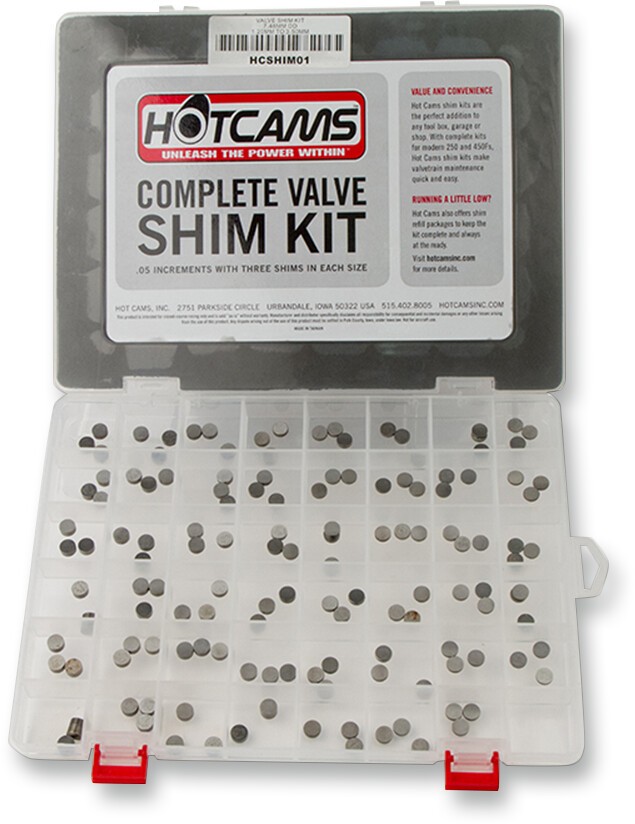 Hot Cams HCSHIM01 7.48mm Complete Valve Shim Kit 141pc