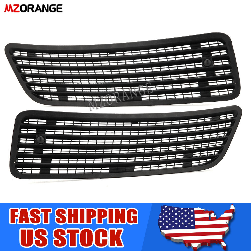 For 2007-2013 Mercedes Benz S550 W221 Pair Front Hood Upper Grill Vent