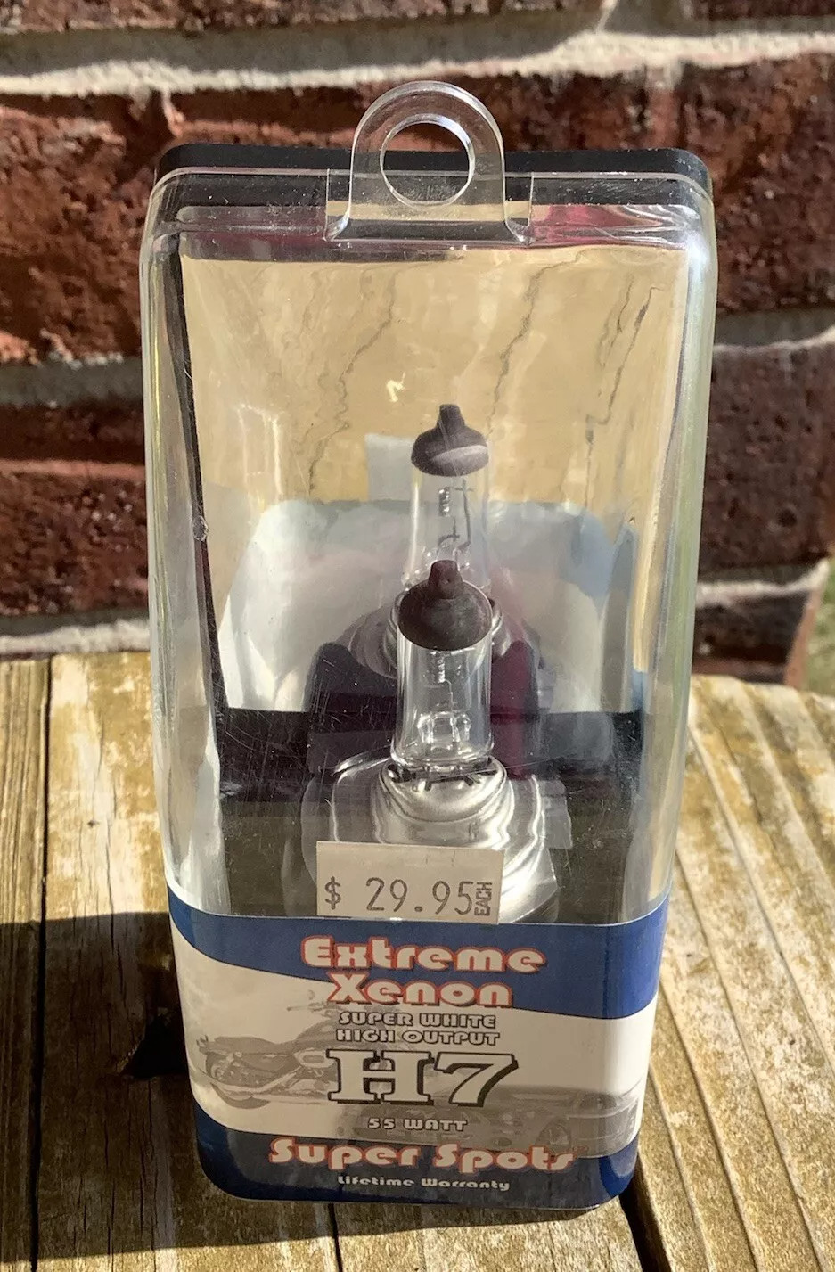 Open Box Wixtech Extreme Xenon H7 Super White High Output Super Spots Bulb 55 W