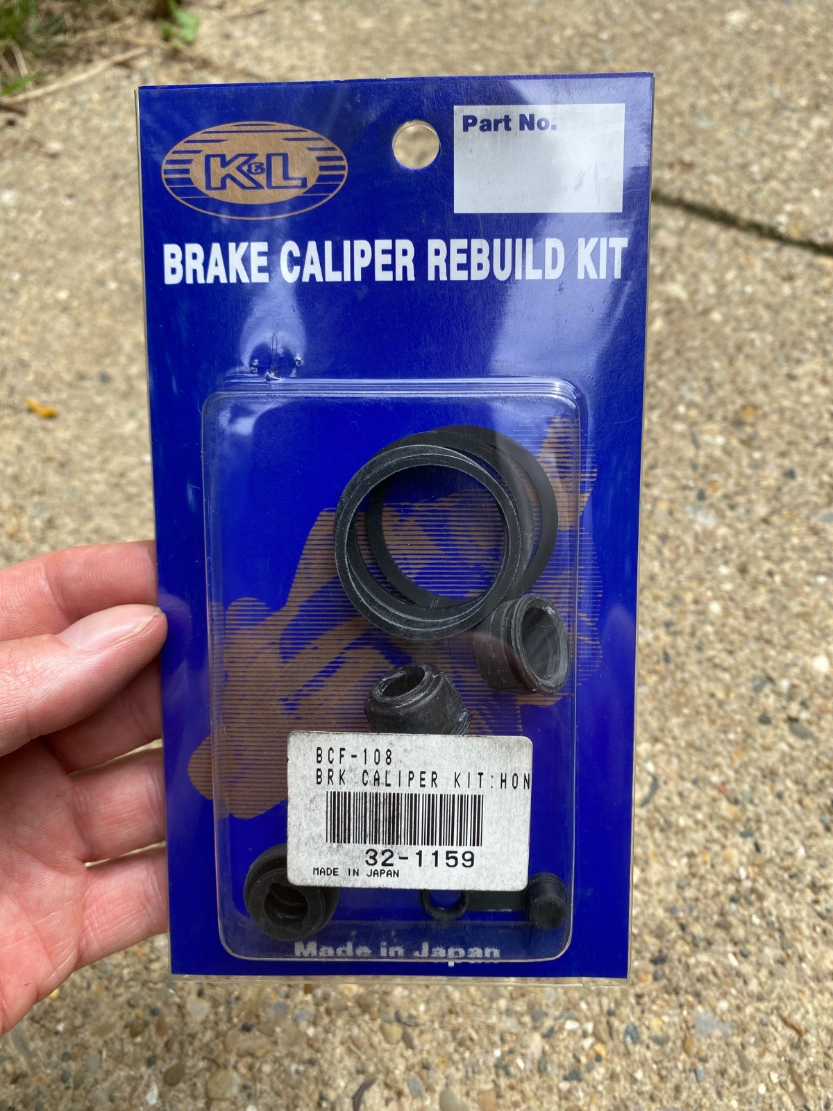 NOS K&L Supply 32-1159 Brake Caliper Rebuild Kit For Honda