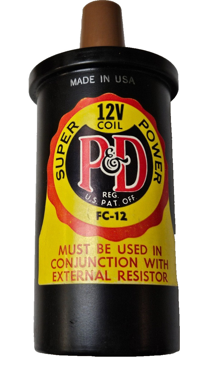 NOS P&D FC-12 12V Ford Ignition Coil Super Power 1950\'s 1960\' 1970\'s by Bendix NOS P&D FC-12 12V Ford Ignition Coil Super Power 1950\'s 1960\' 1970\'s by Bendix