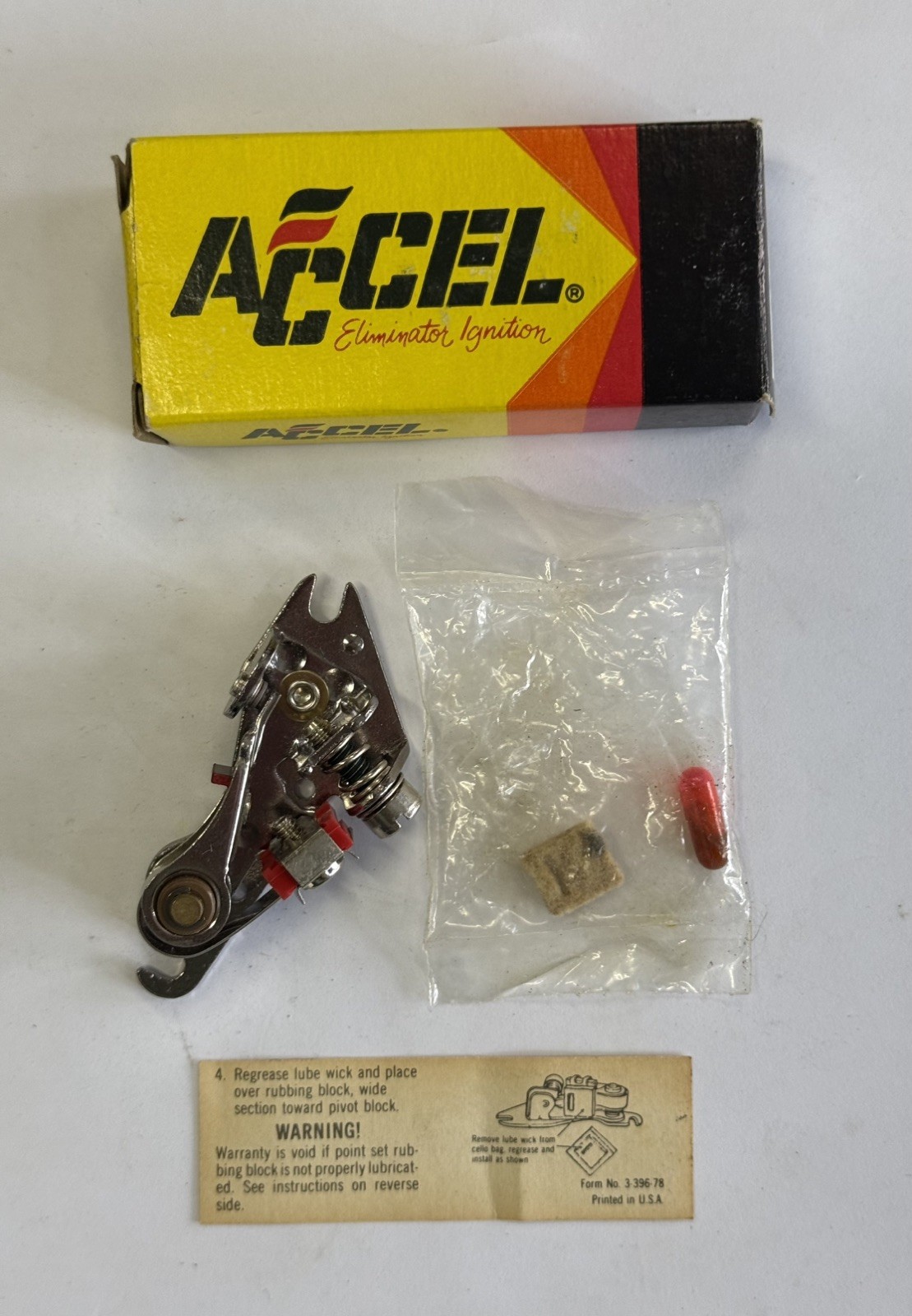 NOS ACCEL 110128 High Performance Ignition Points GM Delco V8 1957-74 USA NOS ACCEL 110128 High Performance Ignition Points GM Delco V8 1957-74 USA