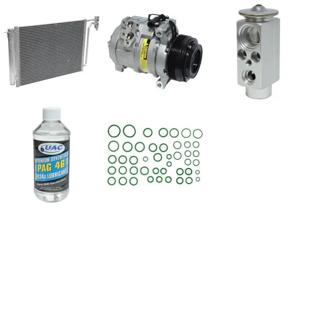 UAC A/C Compressor Condenser Expansion Valve O-Rings Kit for 2001-2002 BMW X5