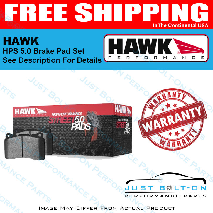 HAWK HPS 5.0 Brake Pad Sets  Vehicle Fitment See Description HB649B.605