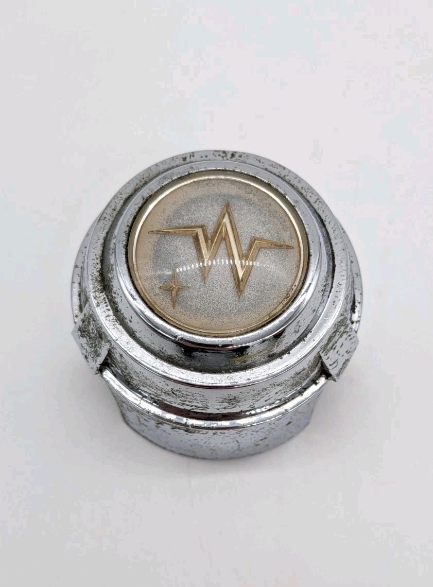 VINTAGE 1956 57 MERCURY STEERING WHEEL HORN CAP BUTTON OEM FOMOCO VINTAGE 1956 57 MERCURY STEERING WHEEL HORN CAP BUTTON OEM FOMOCO