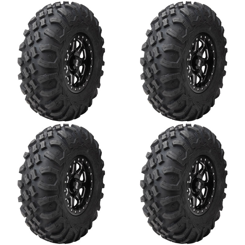 (4 Pack) Tusk Megabite® Radial Tire 27x9-14 For POLARIS RANGER 900 XP 2013-2019