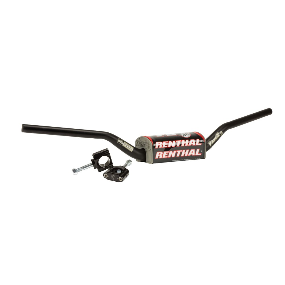 Renthal R-Works Fatbar 36 Handlebar with Mount Kit - Black - RC/Honda CRF Bend