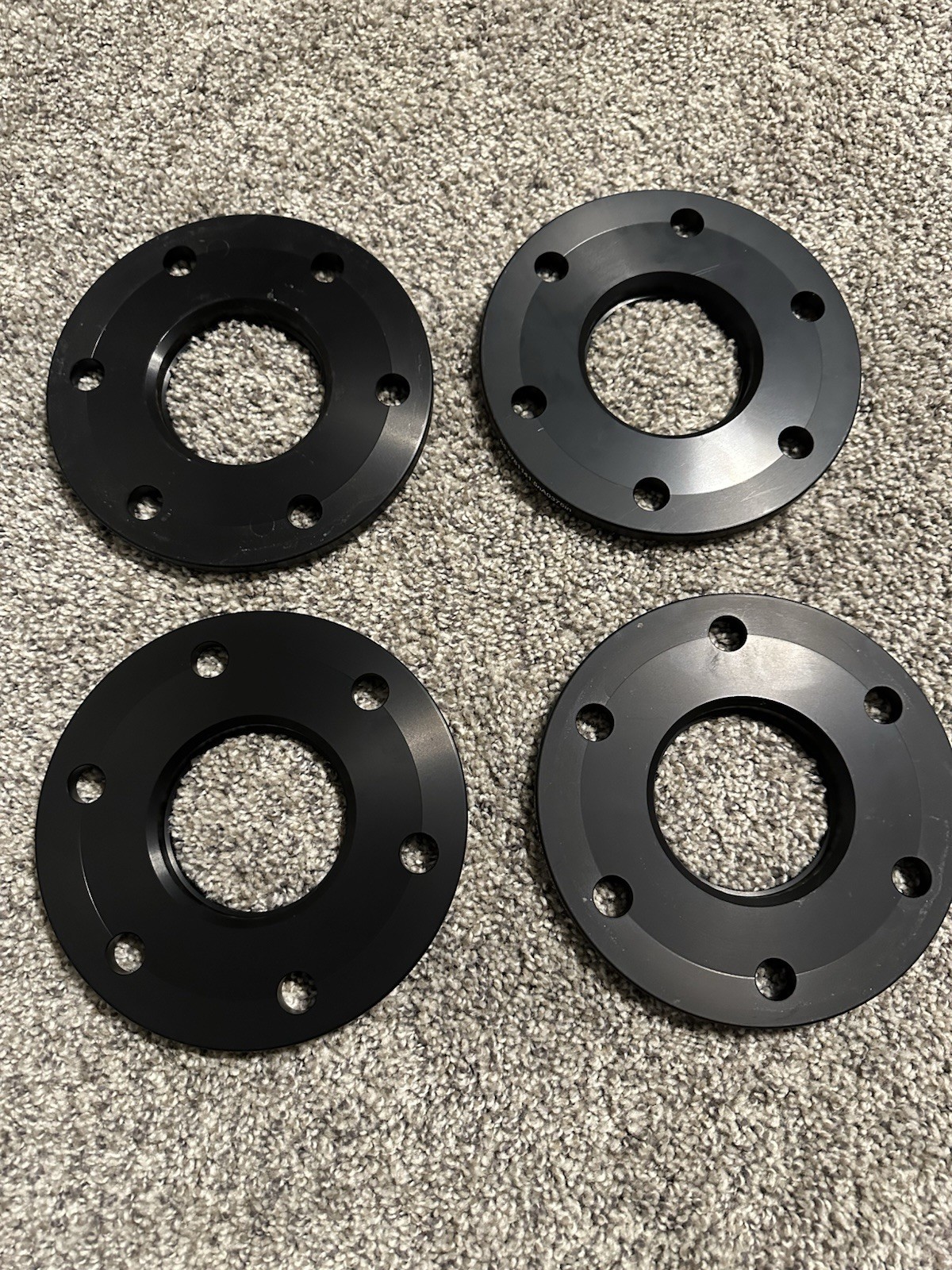 Aluminum Bora 0.375 Wheel Spacers 6x5.5” Bolt Pattern Chevy Silverado