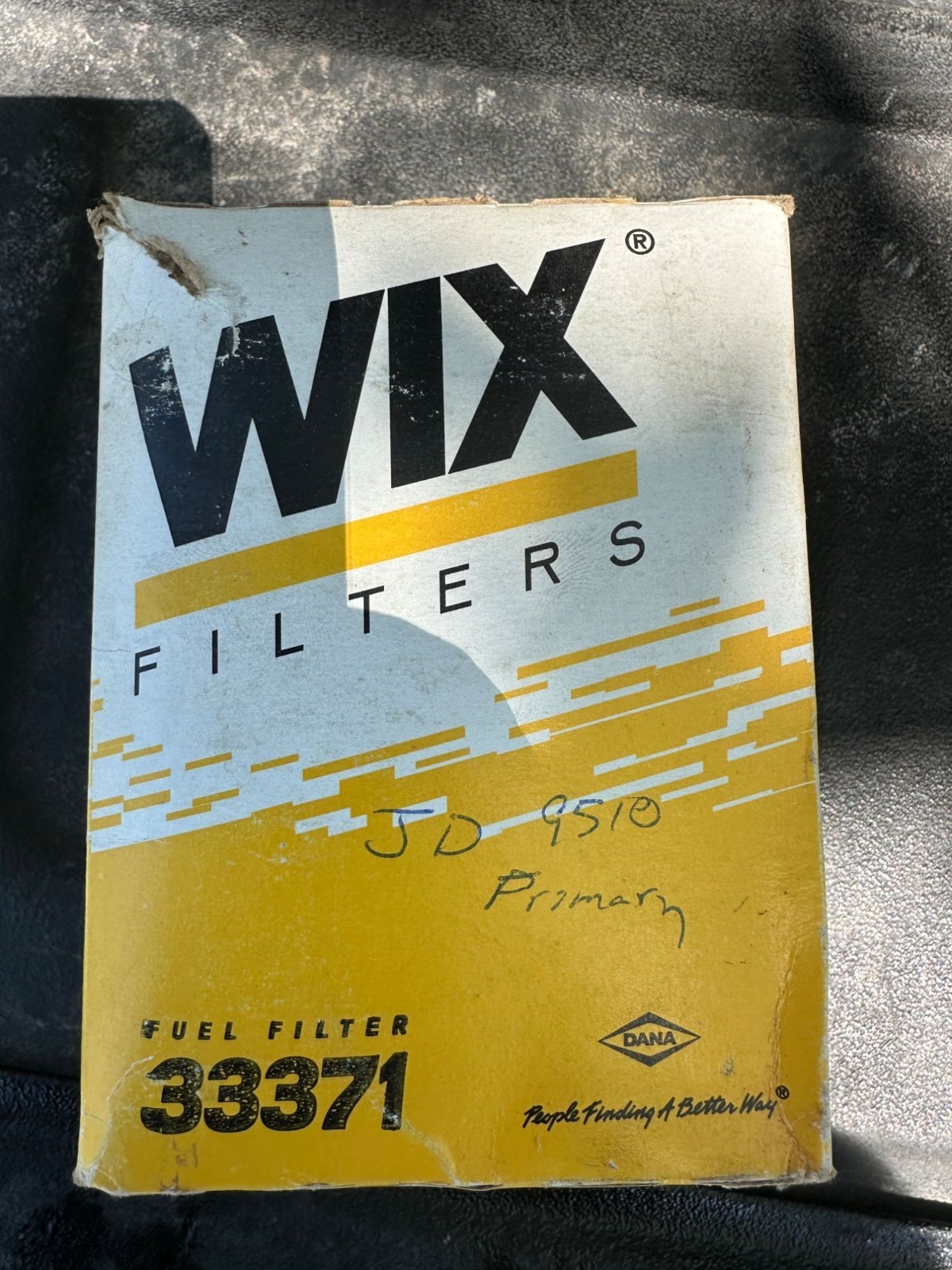 WIX Fuel Filter 33371 For JD 9510 Primary Engine Equipment New In Original Box
