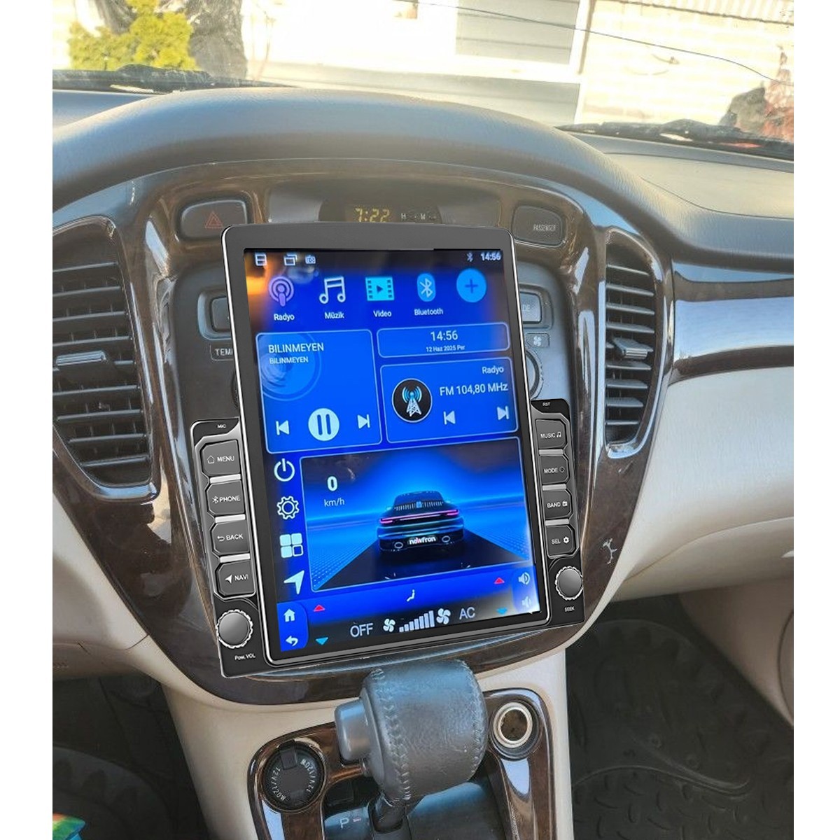 For 2001-2007 Toyota Highlander Apple CarPlay Car Radio Android GPS Stereo WIFI
