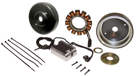 32 Amp Complete Charging System For 70-99 Harley Shovelhead Evolution 17850