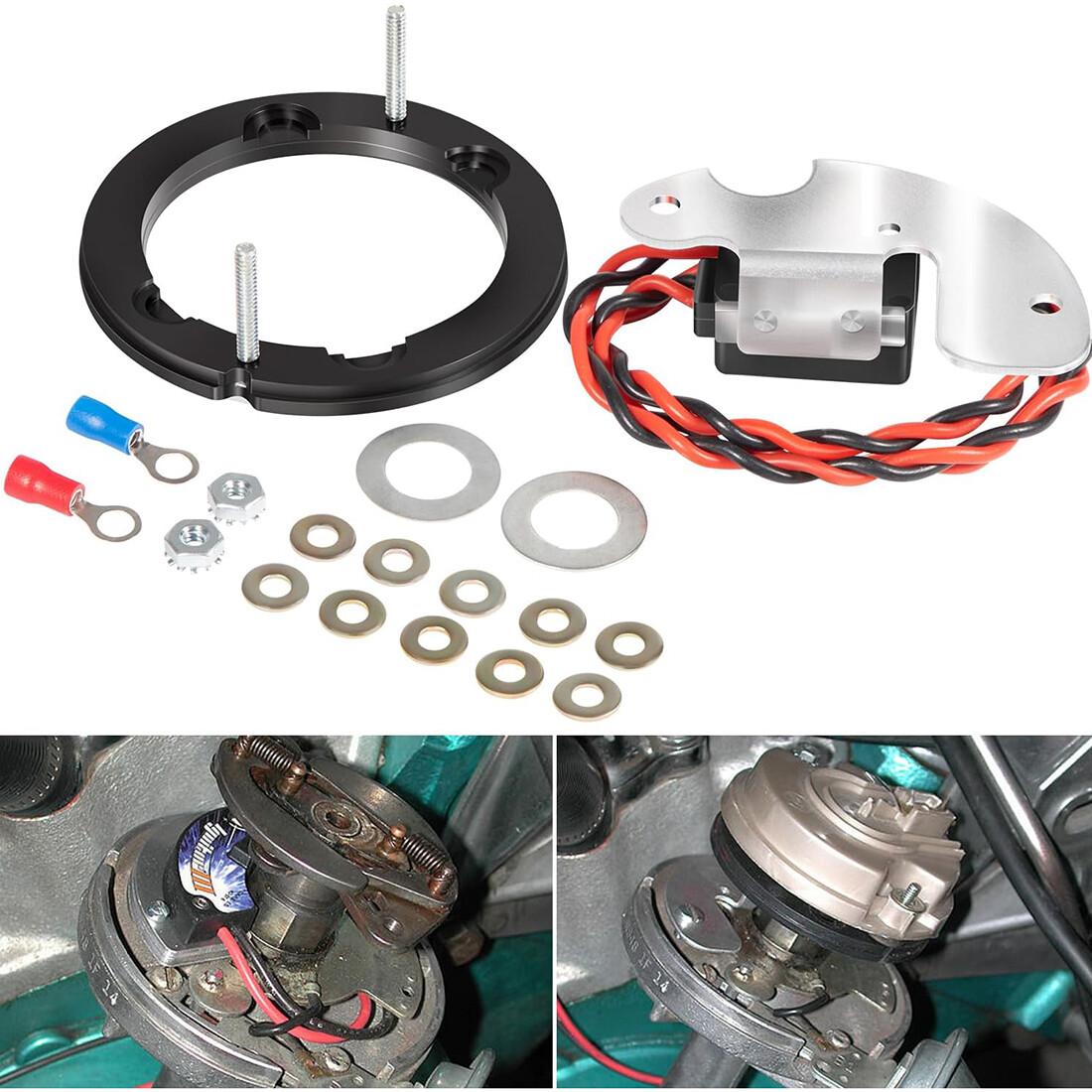 For Pertronix 1181 Ignitor Electronic Ignition Conversion Kit Delco 8 Cylinder