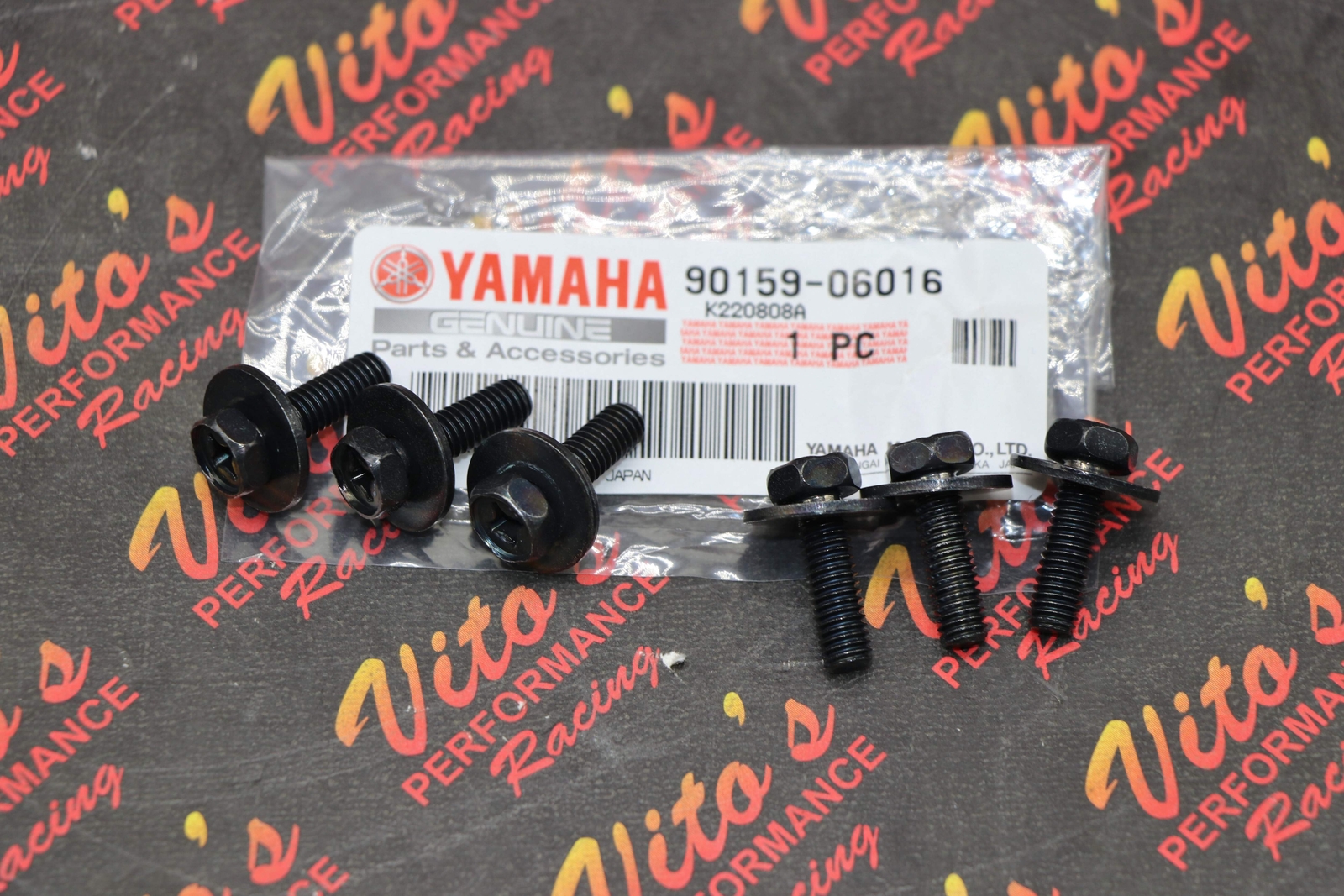 6 x CLUTCH SPRING BOLT SCREW + WASHER Yamaha Banshee OEM genuine Factory
