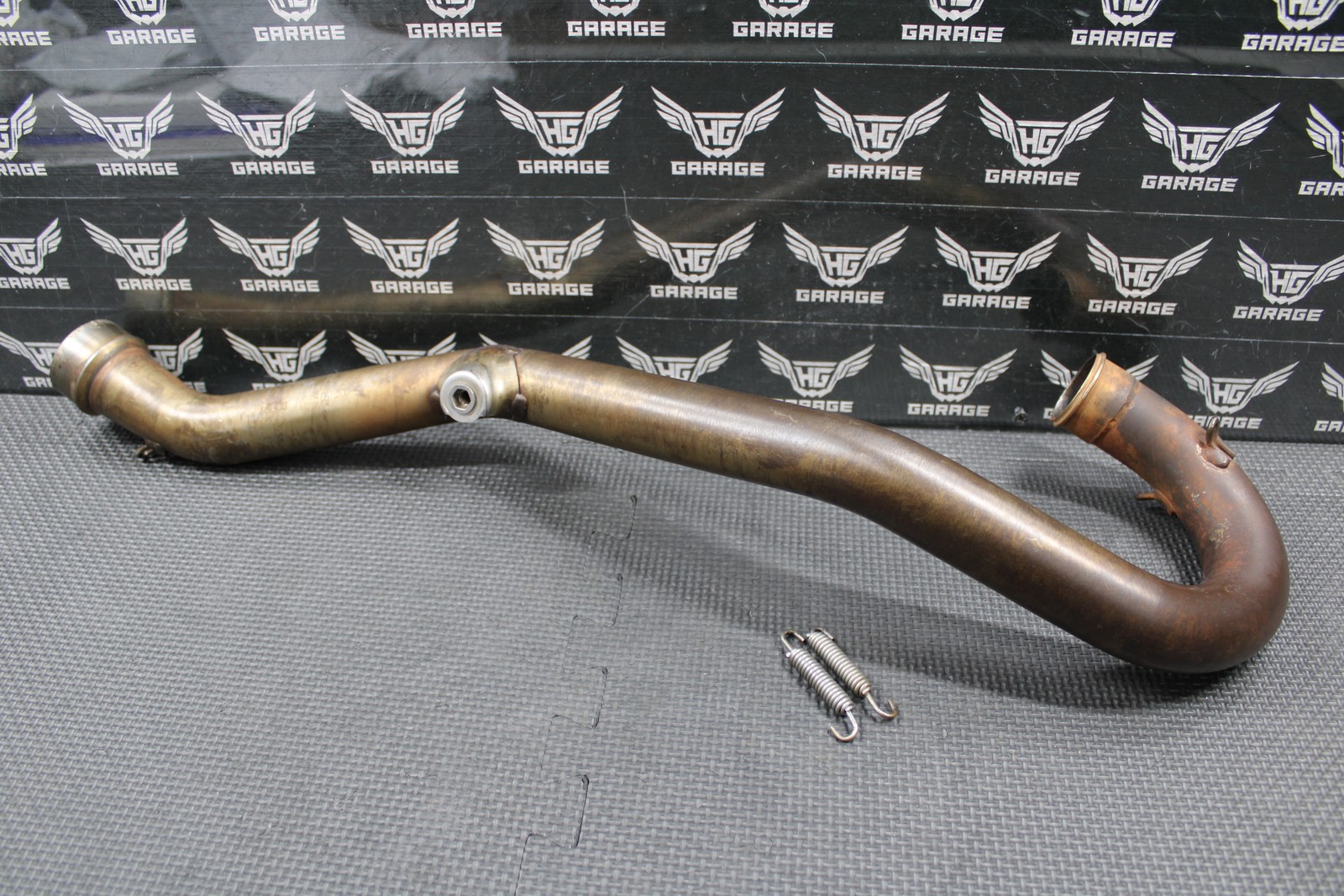 2007 05-10 KTM 250 SXF OEM EXHAUST PIPE CHAMBER HEADER 77005007200