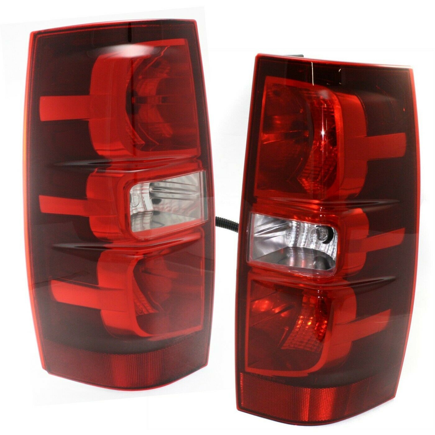 2007-2014 Chevrolet Suburban Tahoe Halogen 2pc Taillight Set GM2800196 GM2801196