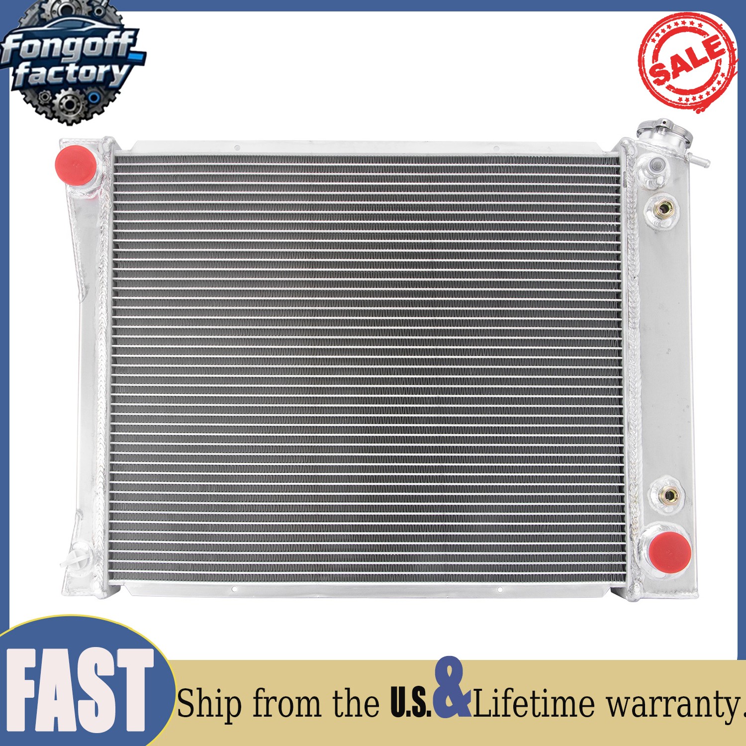 4 Row Radiator FOR 85-93 Chevy GMC C/G/K/R/V 10 20/30 1500/2500 Truck Suburban.