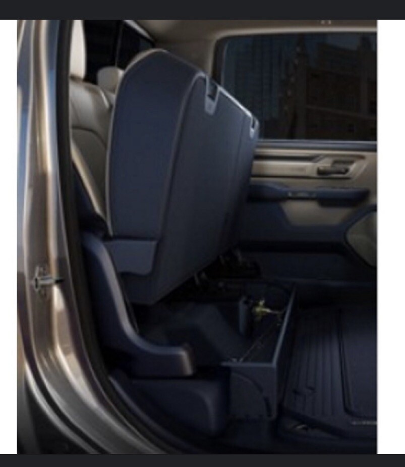 2019-2026 Ram 1500 DT Genuine Production Mopar Under-seat Storage 82216515AB
