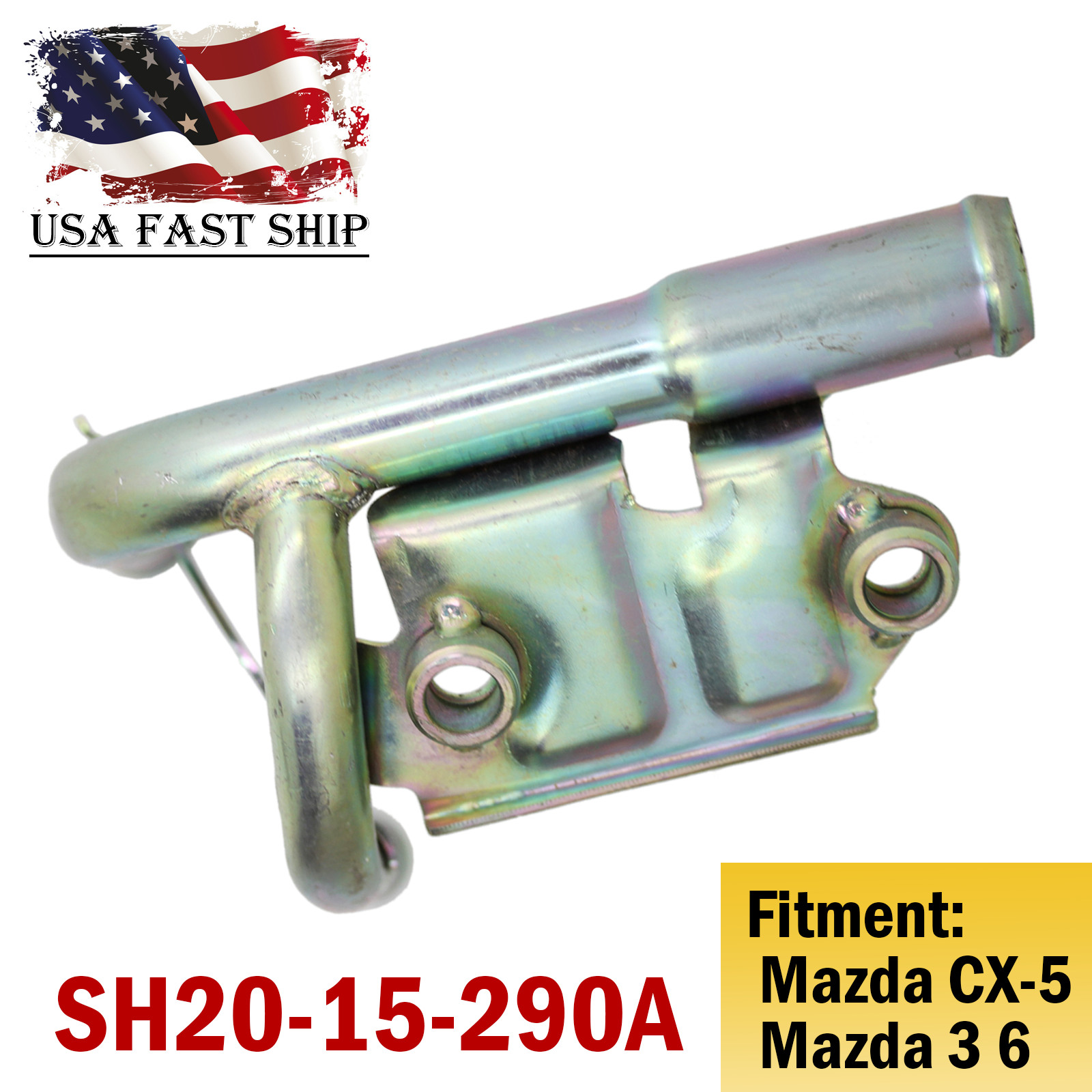 Engine Coolant Bypass Pipe Improved Parts SH20-15-290A For Mazda CX-5 Mazda 3 6