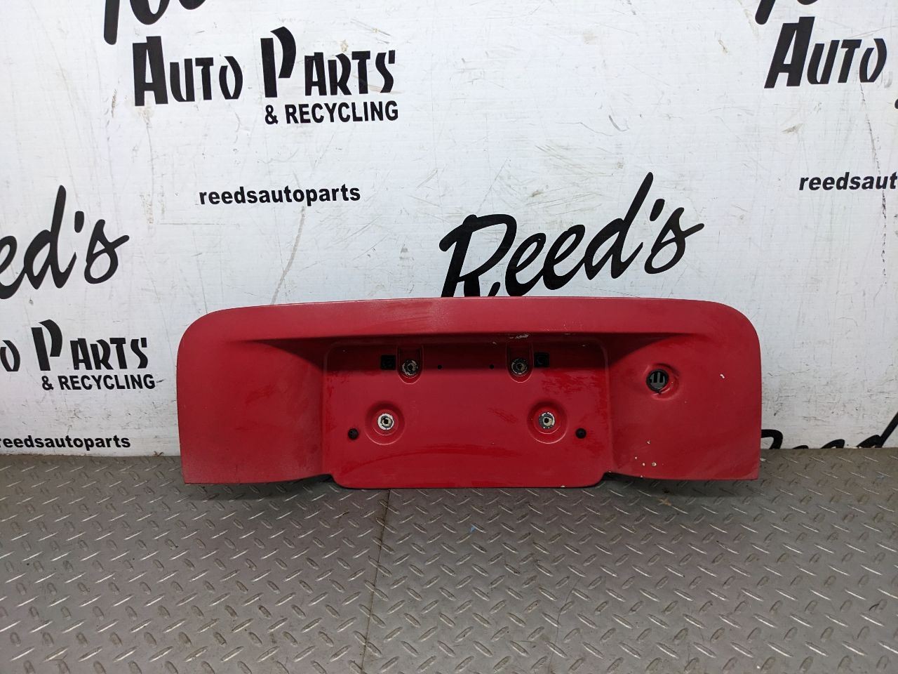 94 95 Ford Mustang Gt Trunk Decklid License Plate Trim 1994 1995 Red 1190646
