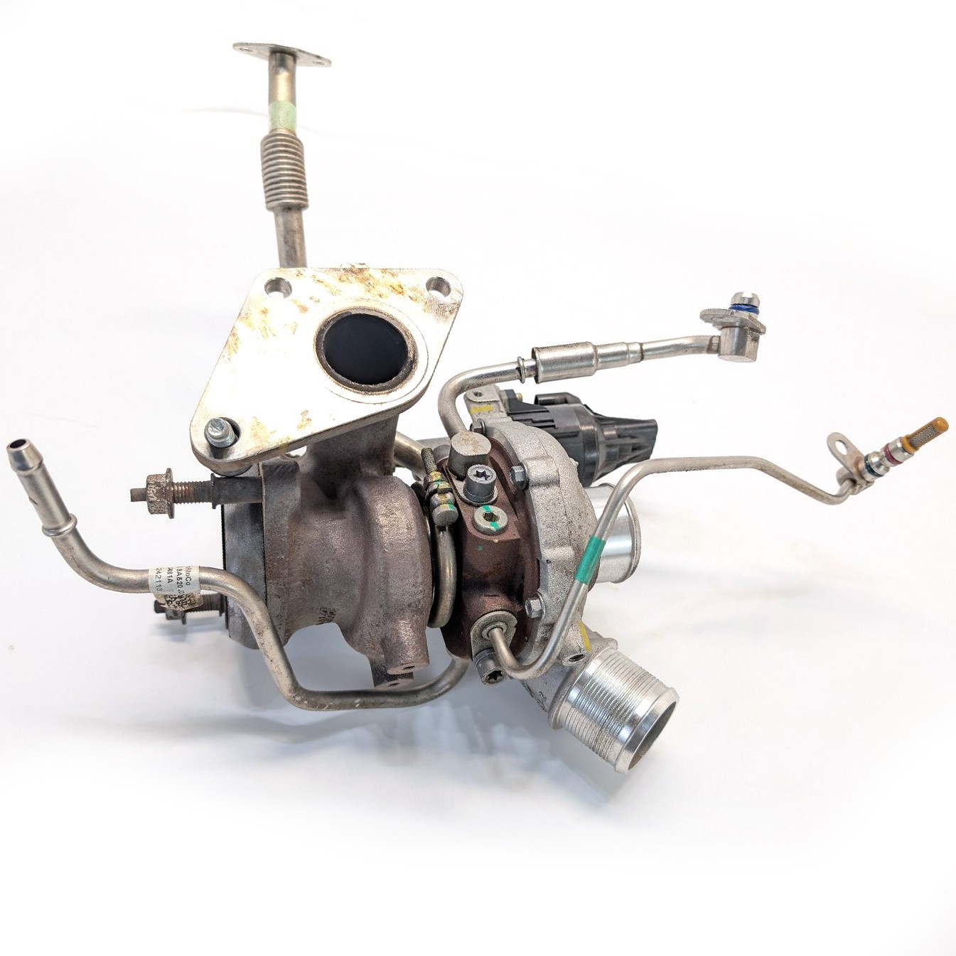 2021-2023 Ford F-150 2.7L Gas - Right Turbocharger & Turbocharger Tube Line
