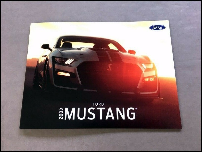 2022 Ford Mustang 36-page Car Sales Brochure Catalog - Mach I GT Shelby GT500