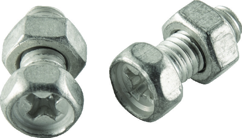 BikeMaster 5x11mm Bolt with Hex Nut 151928 Motorcycle Hardware