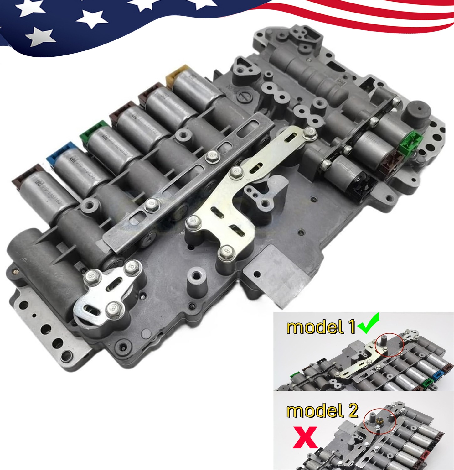 8-Speed Transmission Valve Body NO Sensor A8TR1 For KIA BORREGO MOHAVE HYUNDAI
