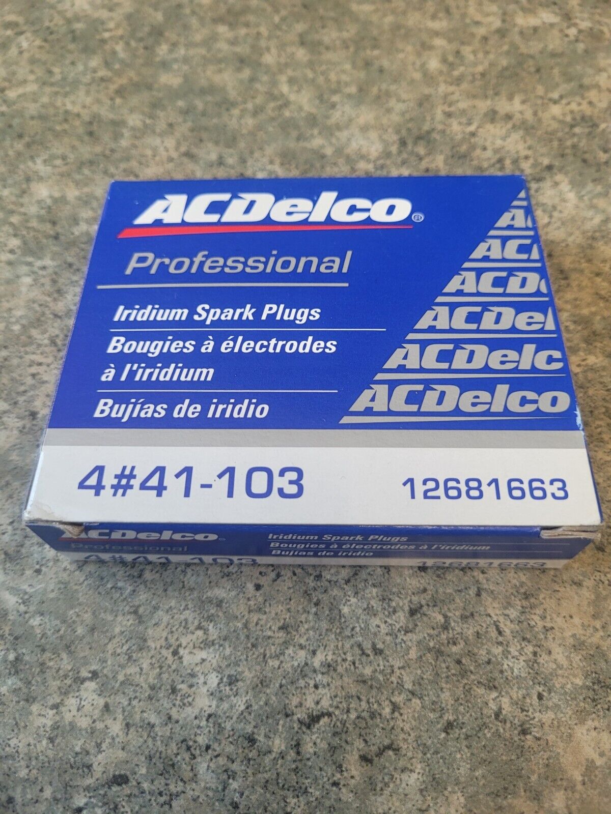 4 new Spark Plug-Iridium ACDelco 41-103 12681663 FAST 