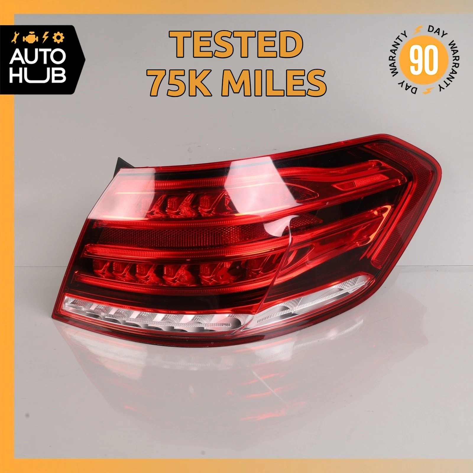 14-16 Mercedes W212 E350 E400 Sedan LED Tail Light Lamp Outer Right Side OEM 75k 14-16 Mercedes W212 E350 E400 Sedan LED Tail Light Lamp Outer Right Side OEM 75k