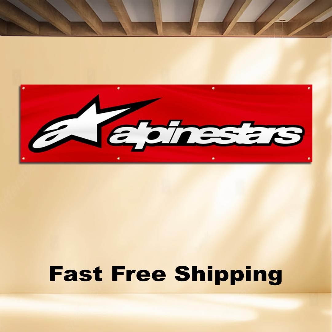 ALPINESTARS 2'X8' BANNER FLAG ALPINESTARS 2'X8' BANNER FLAG
