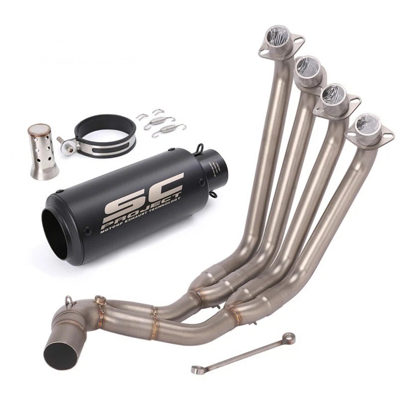 For Honda CBR650R CBR650F 2014-2026 CB650R Full System Exhaust Tips Header Pipe