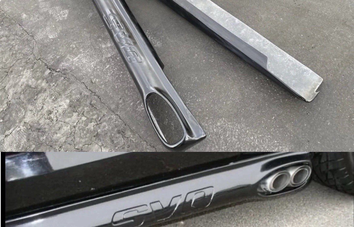 1994 / 98 Mustang Svo Side skirts For Side Exhaust Boss Used 