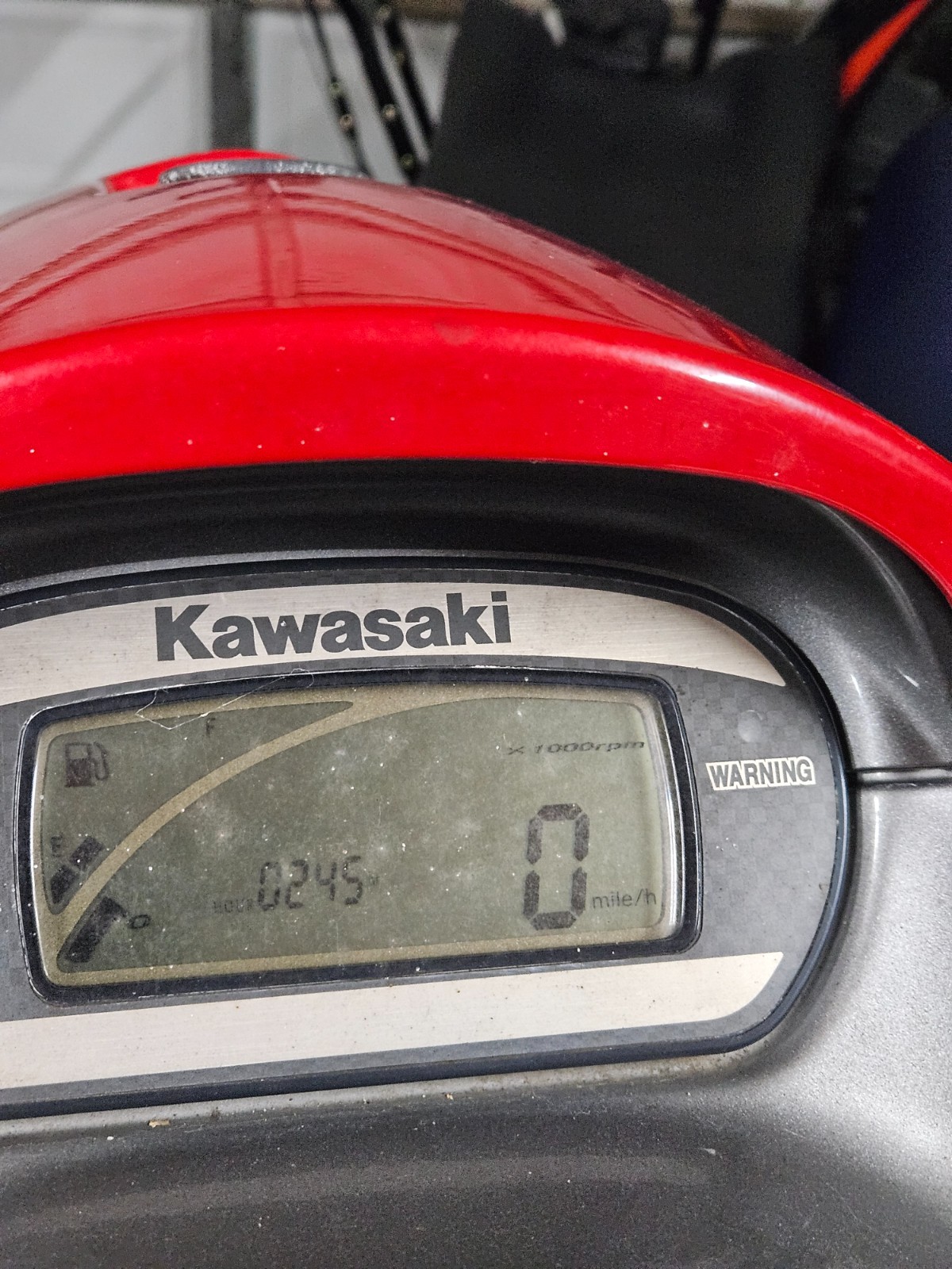 2005-2012 KAWASAKI STX-12F STX-15F LCD GAUGE METER 245 Hours 15F 12F Display