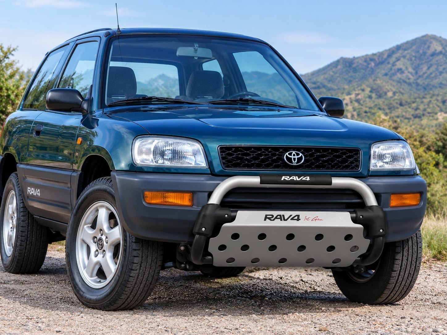 Skid Plate For Toyota Rav4 1996-2000 with brackets skid plate rav4 1996-2000