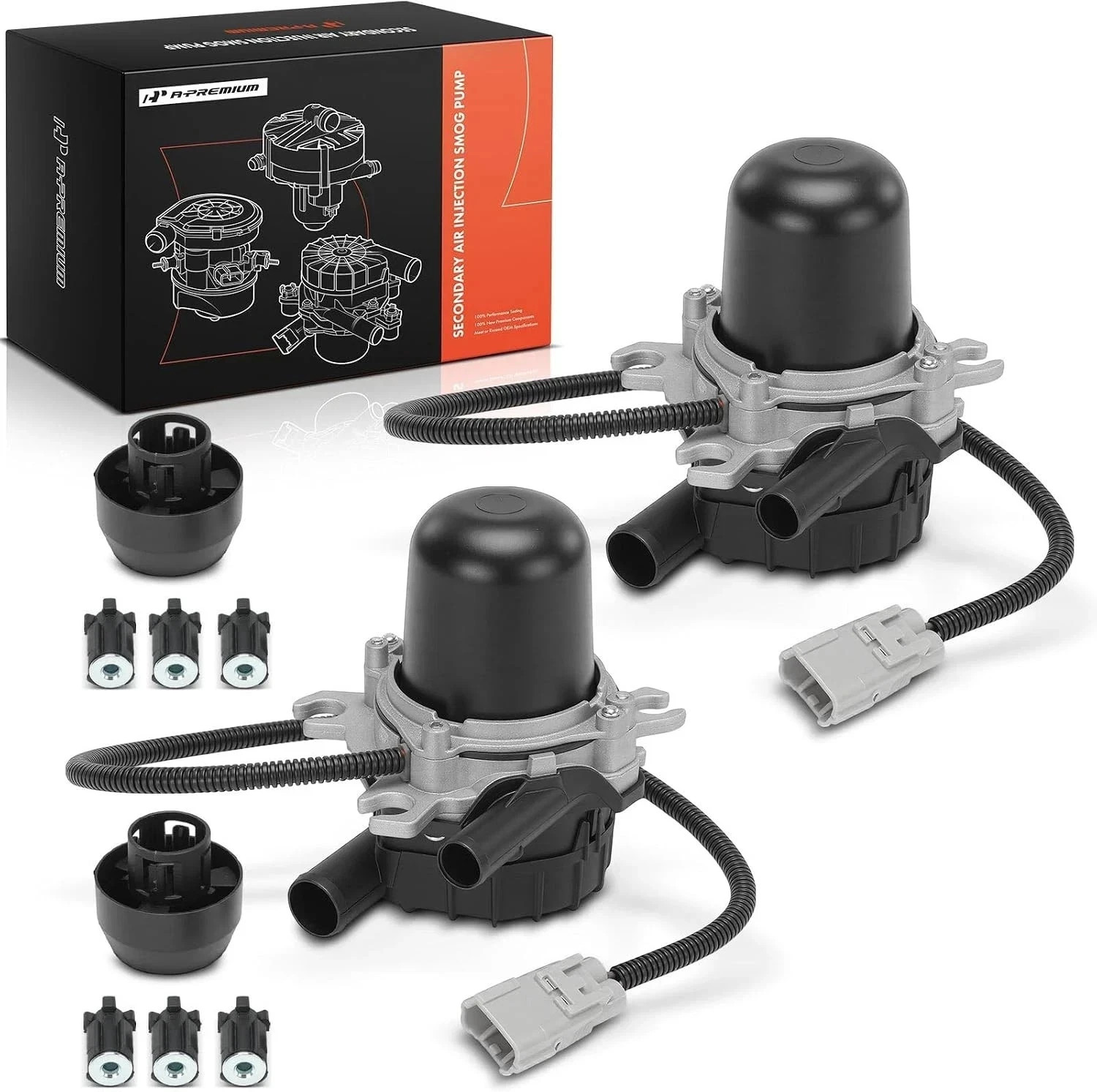 A-Premium 2 PCS Secondary Air Injection Pump Compatible with Toyota Tundra 20... A-Premium 2 PCS Secondary Air Injection Pump Compatible with Toyota Tundra 20...