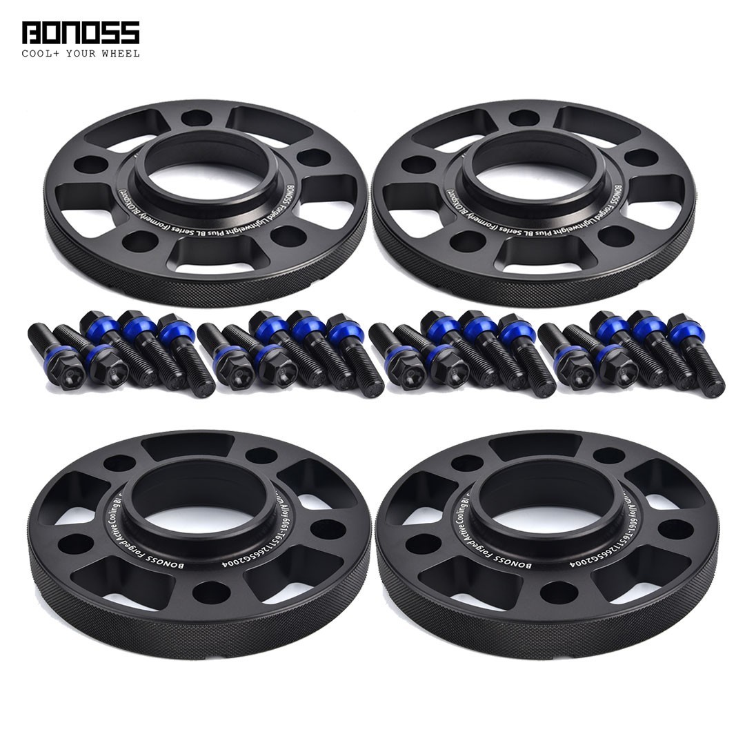BONOSS 4Pc 15mm+20mm AL 7075-T6 Wheel Spacers 5x130 for Porsche Cayenne 957 955