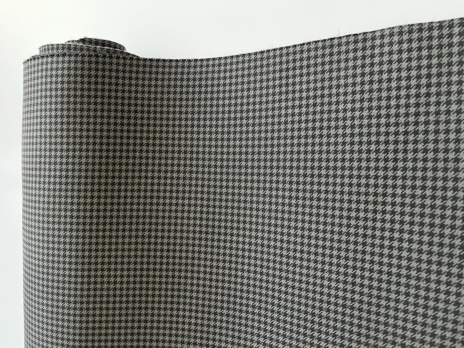 NEW for PORSCHE Pepita Seating Fabric Car Upholstery Black/Gray Houndstooth