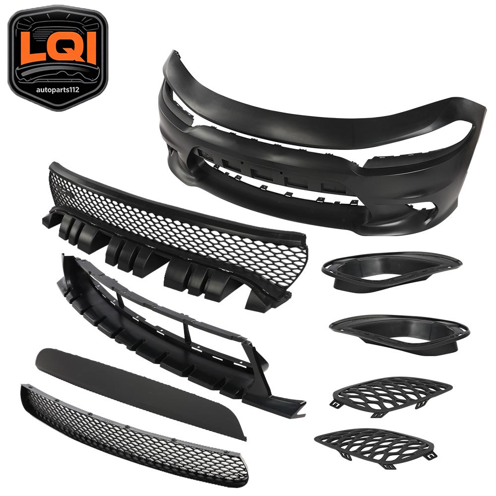 For 2006-11 2007 Civic Sedan Rear Bumper Spoiler w/ 3RD Brake Light&Muffler Tip