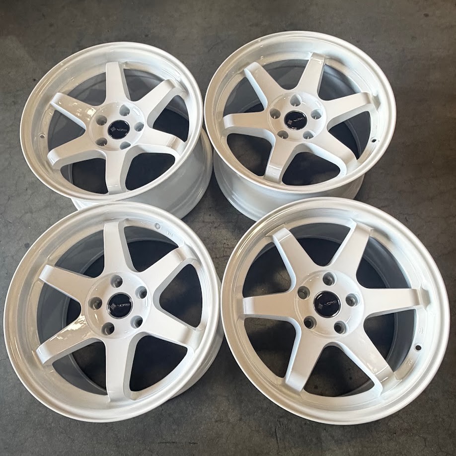 Used 17x9 Vors TR37 5x114.3 30 73.1 White Wheels set-4 Used 17x9 Vors TR37 5x114.3 30 73.1 White Wheels set-4