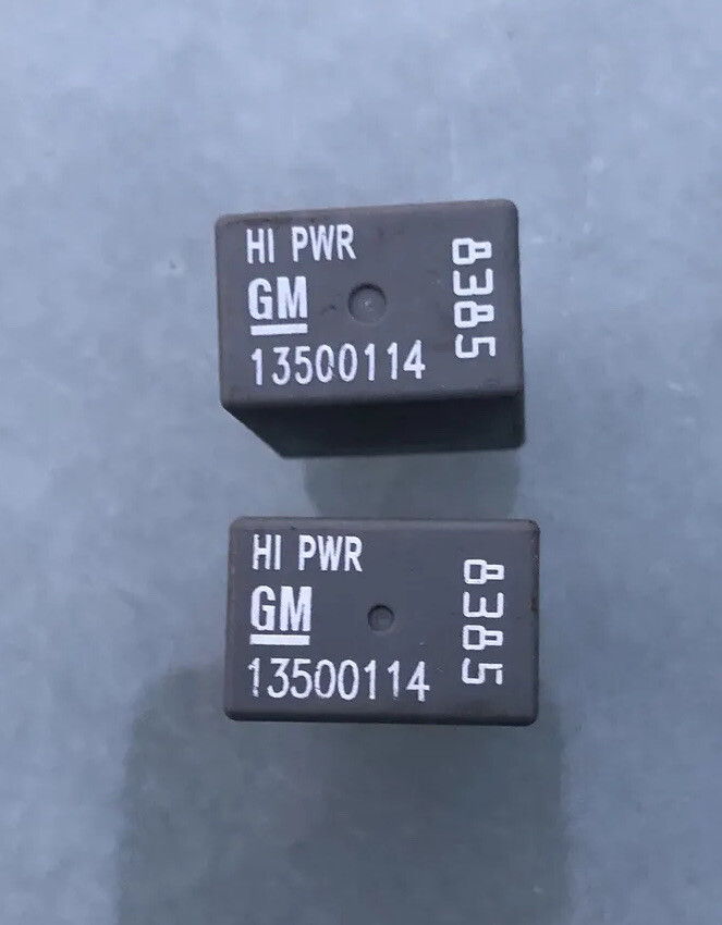 (2pcs) Used GM 4-Pin Relay 13500114 High Power Multi-Use Relay tested (8385) Oem