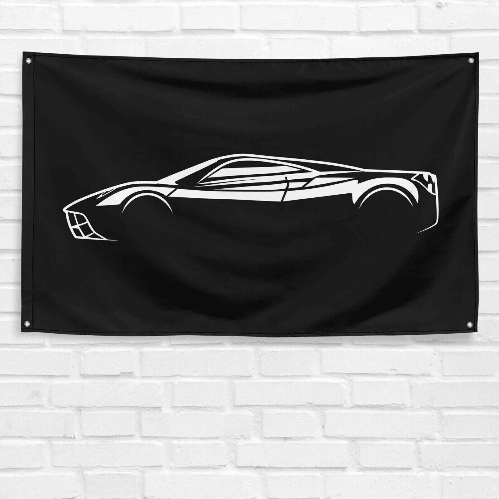 Pagani Huayra Enthusiast 3x5 ft Flag Dad Birthday Gift Banner