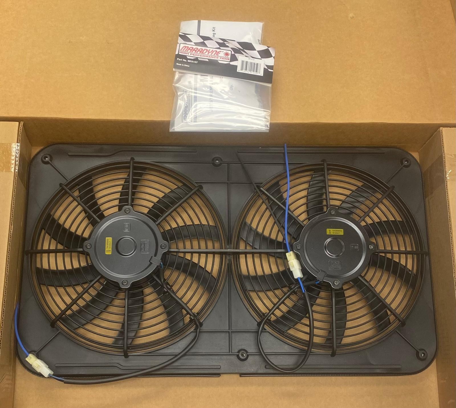 MJS26K Maradyne Jetstreme II Dual Reversible S-blade Electric Engine Cooling Fan MJS26K Maradyne Jetstreme II Dual Reversible S-blade Electric Engine Cooling Fan