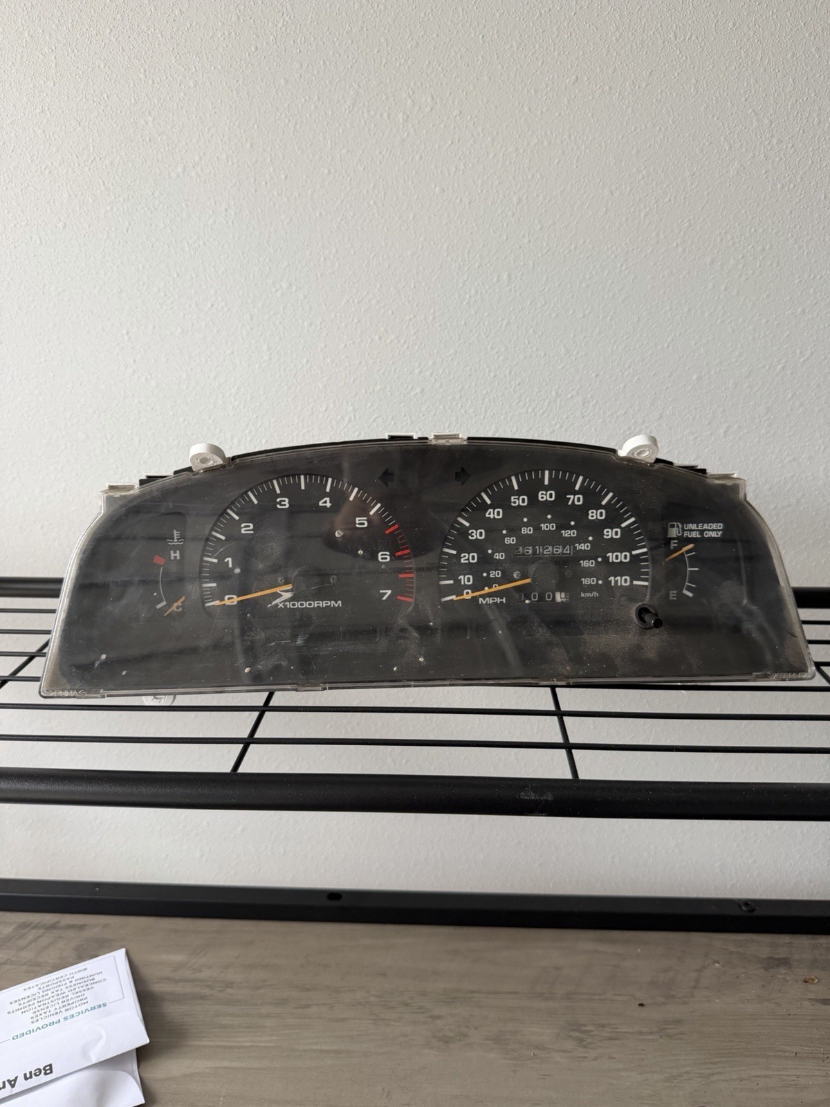 96-02 Toyota 4Runner Instrument Gauge Cluster 4WD AND LOCKER 261,264 Miles