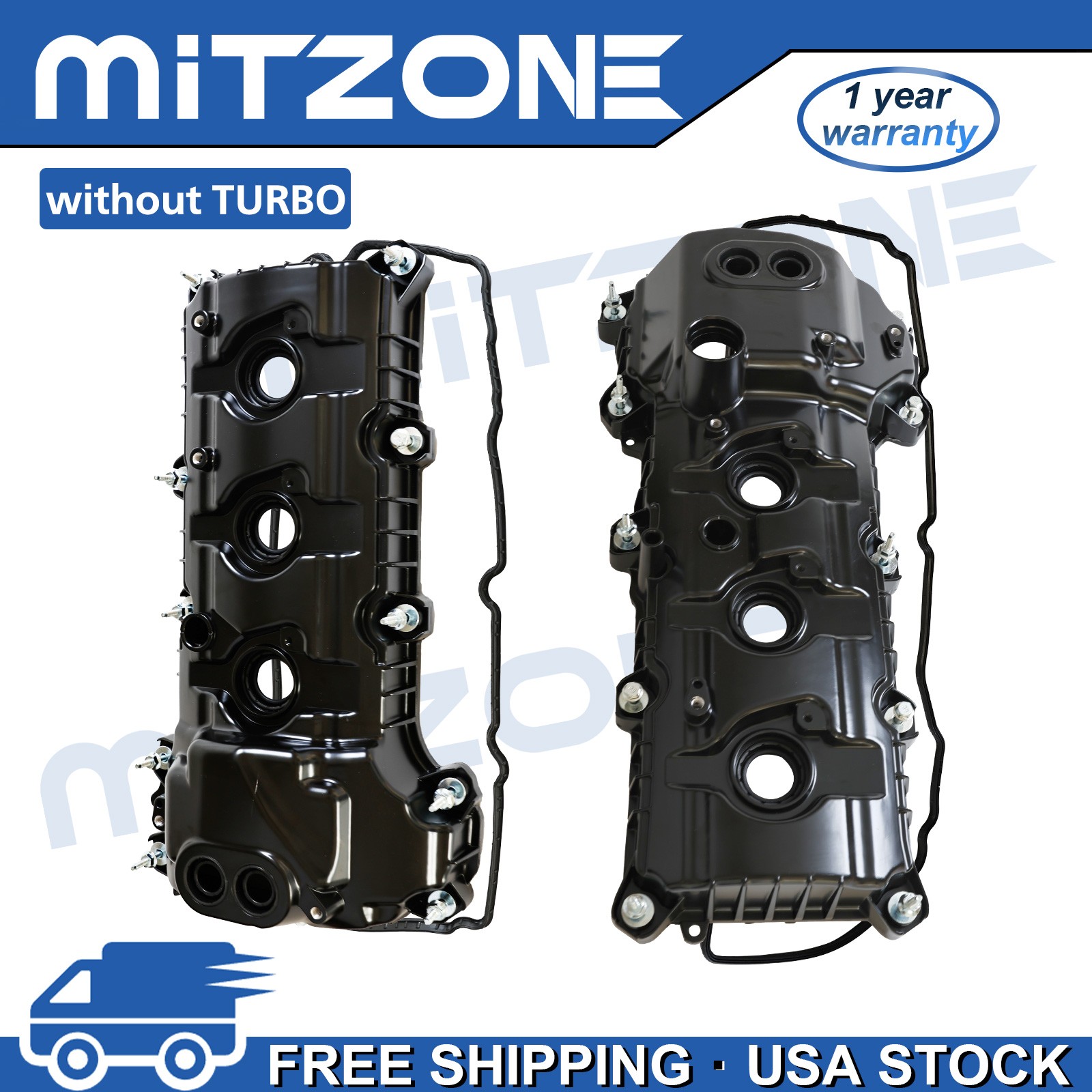 Mitzone Aluminum Valve Cover for FORD 11-19 EXPLORER 15-17 F-150 11-18 EDGE 3.5L