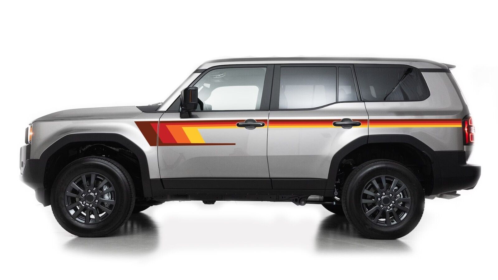 Retro Graphic Design Decal for Toyota Land Cruiser Off Road Sticker Kit SUV