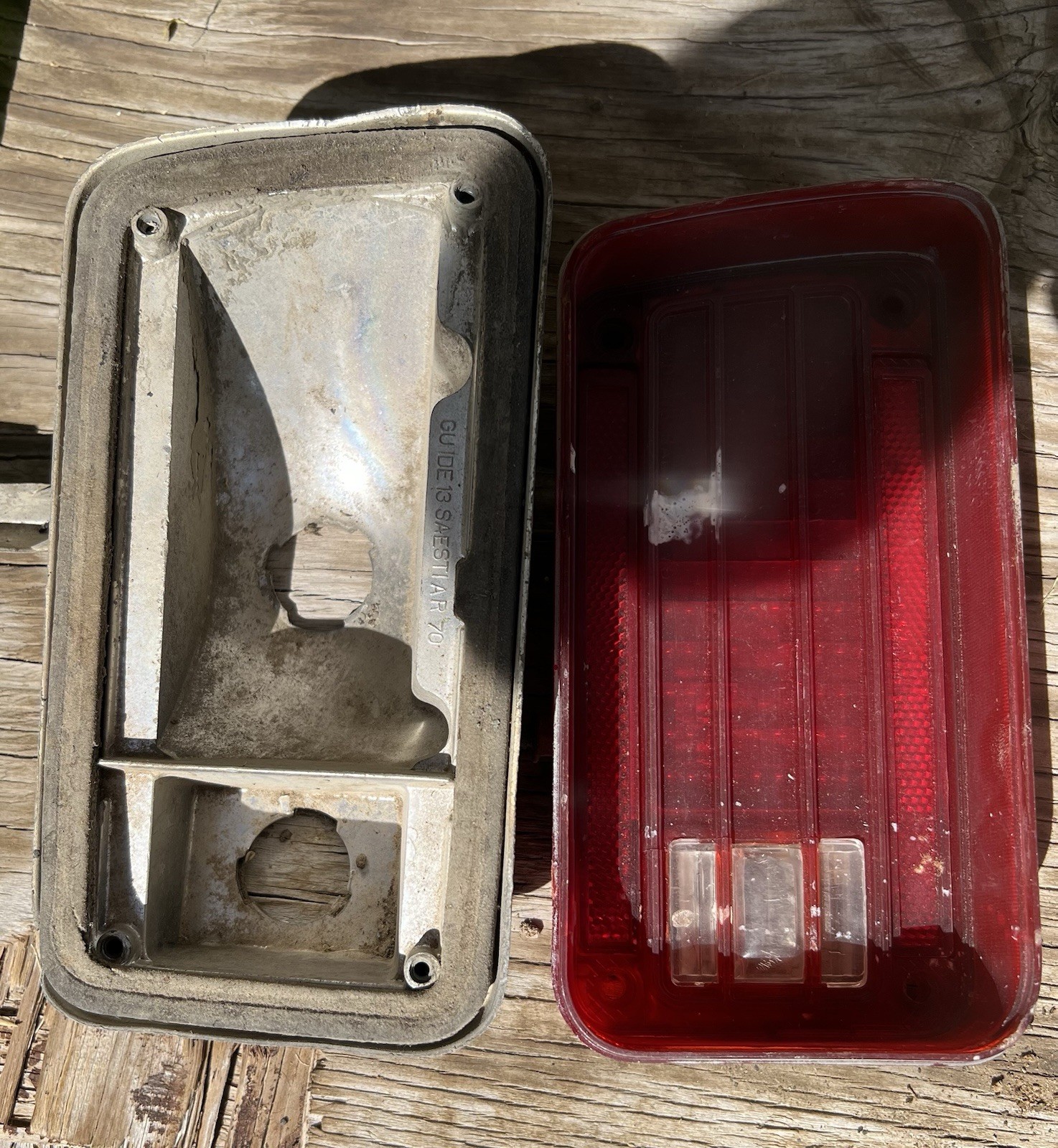 70 Chevelle LH Tail Light Housing And Lens 70 Chevelle LH Tail Light Housing And Lens
