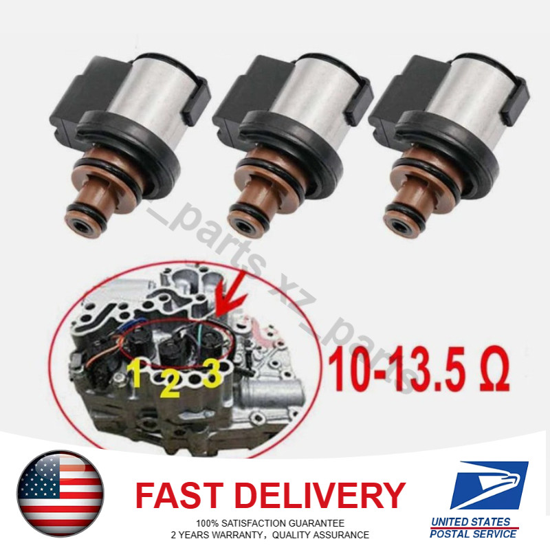 New TR580 690 TCC Lock-Up Solenoid Set of 3 for Subaru Crosstrek Forester Legacy