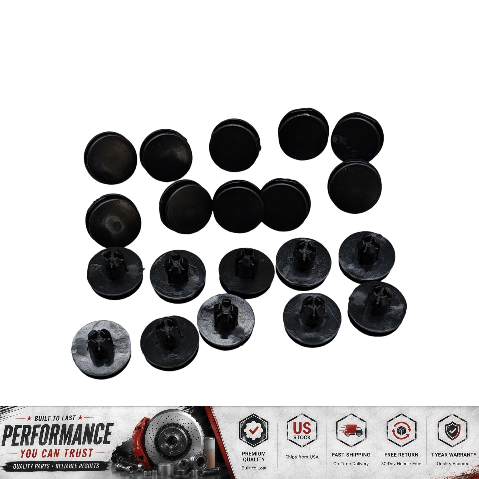 NEW 20Pcs Fender Push Type Retainer Clips For Honda Acura  91501-TR0-003 US