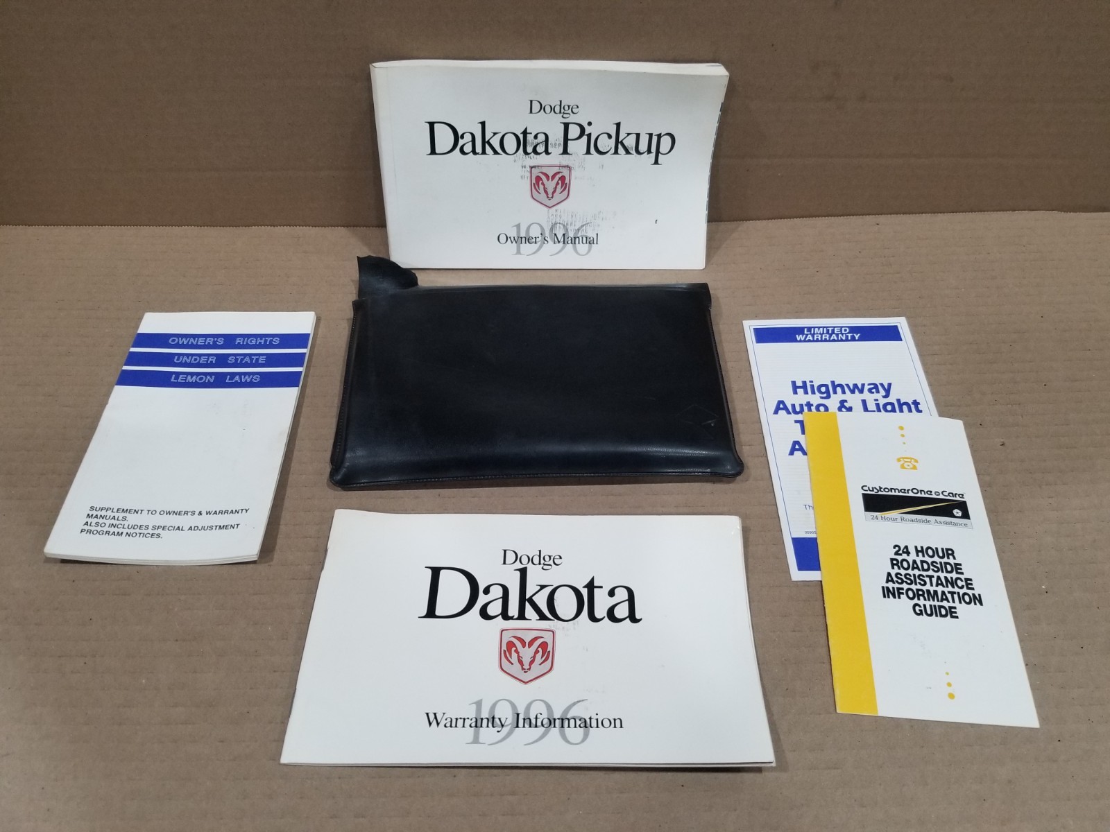 1996 Dodge Dakota Owners Manual  Books Papers