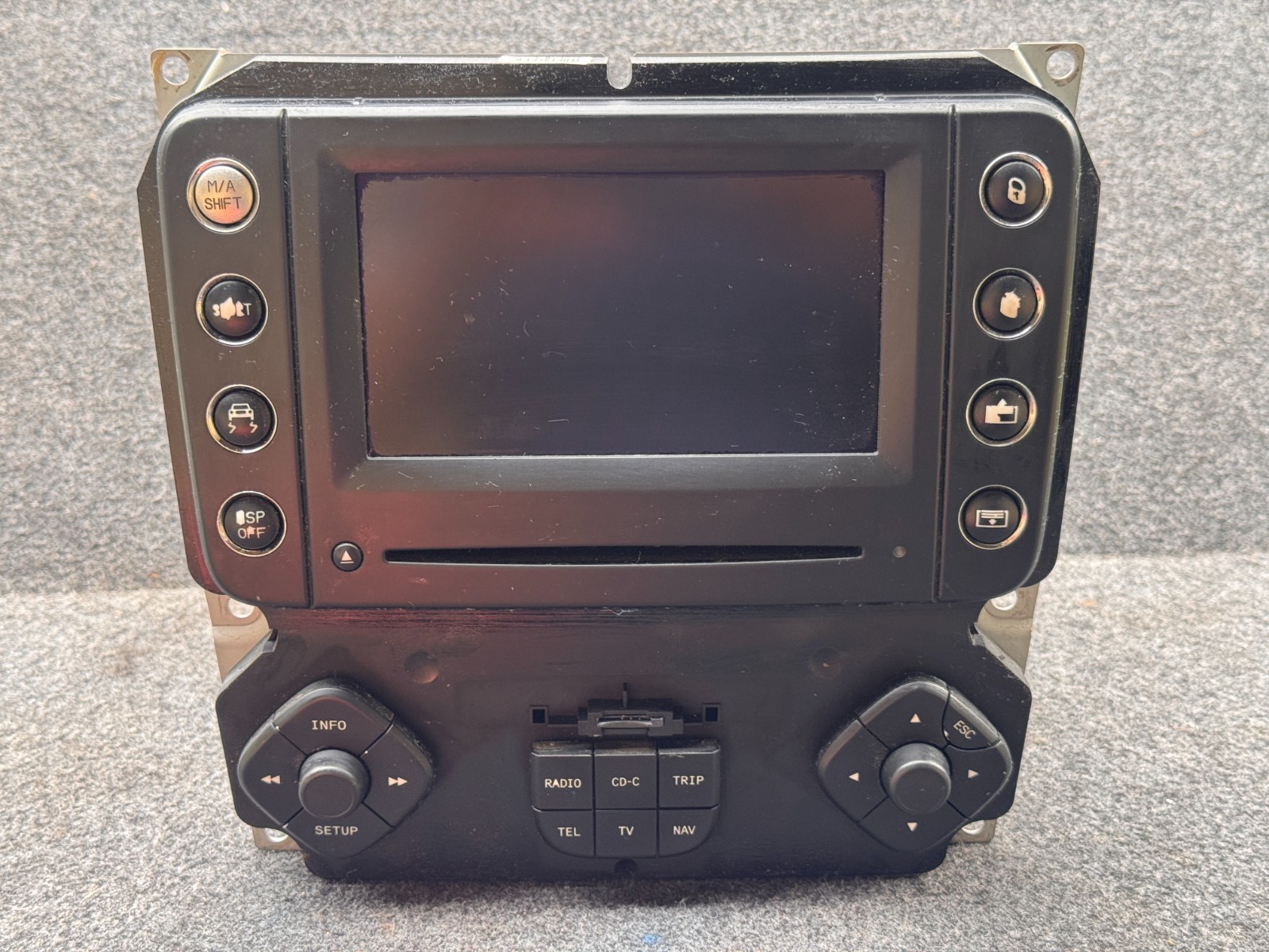 2005-2008 MASERATI QUATTROPORTE M139 COMMAND HEAD UNIT NAVI RADIO 7612002395 OEM